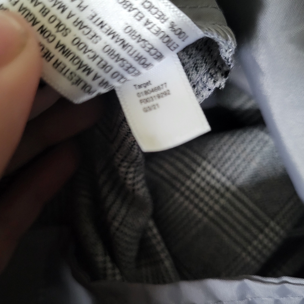 A New Day Women's Gray Plaid Pleated Belted Office Dress Pants Plus Size 18 NWT - Picture 11 of 11